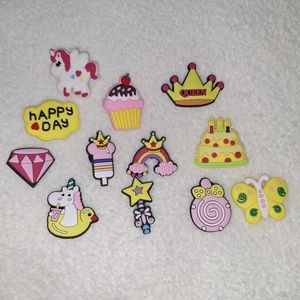 🎂 Crocs charms - Birthday fun bundle. 12 pc
